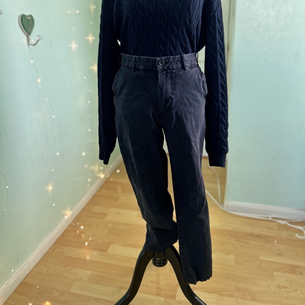 Black UNIQLO Straight Leg Jeans